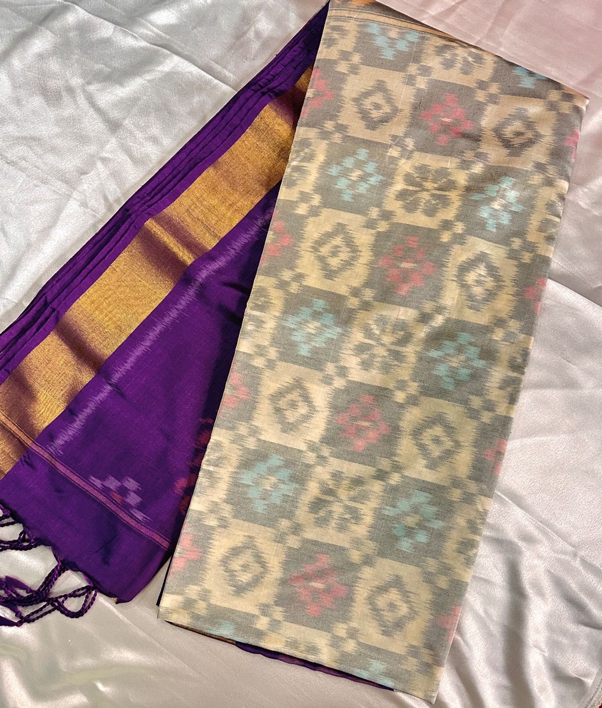 Pochampalli Soft Silk Saree view 2