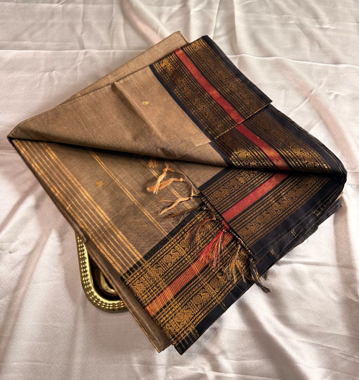 Kanchi Cotton Saree view 2