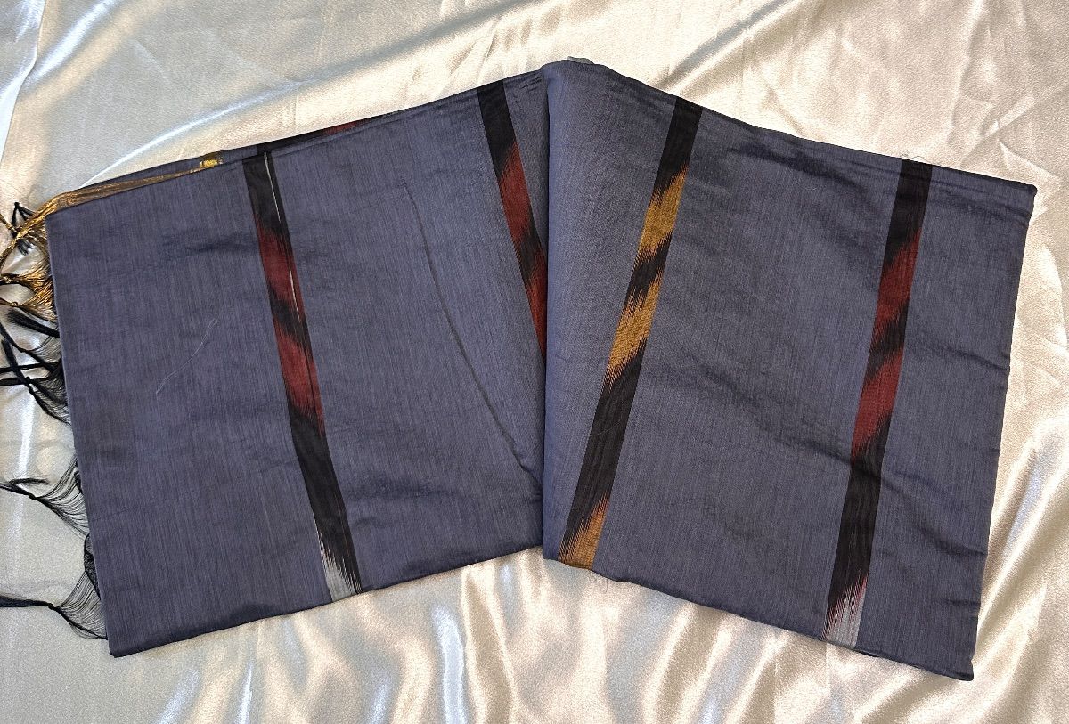 Ikat Soft Cotton Saree view 2