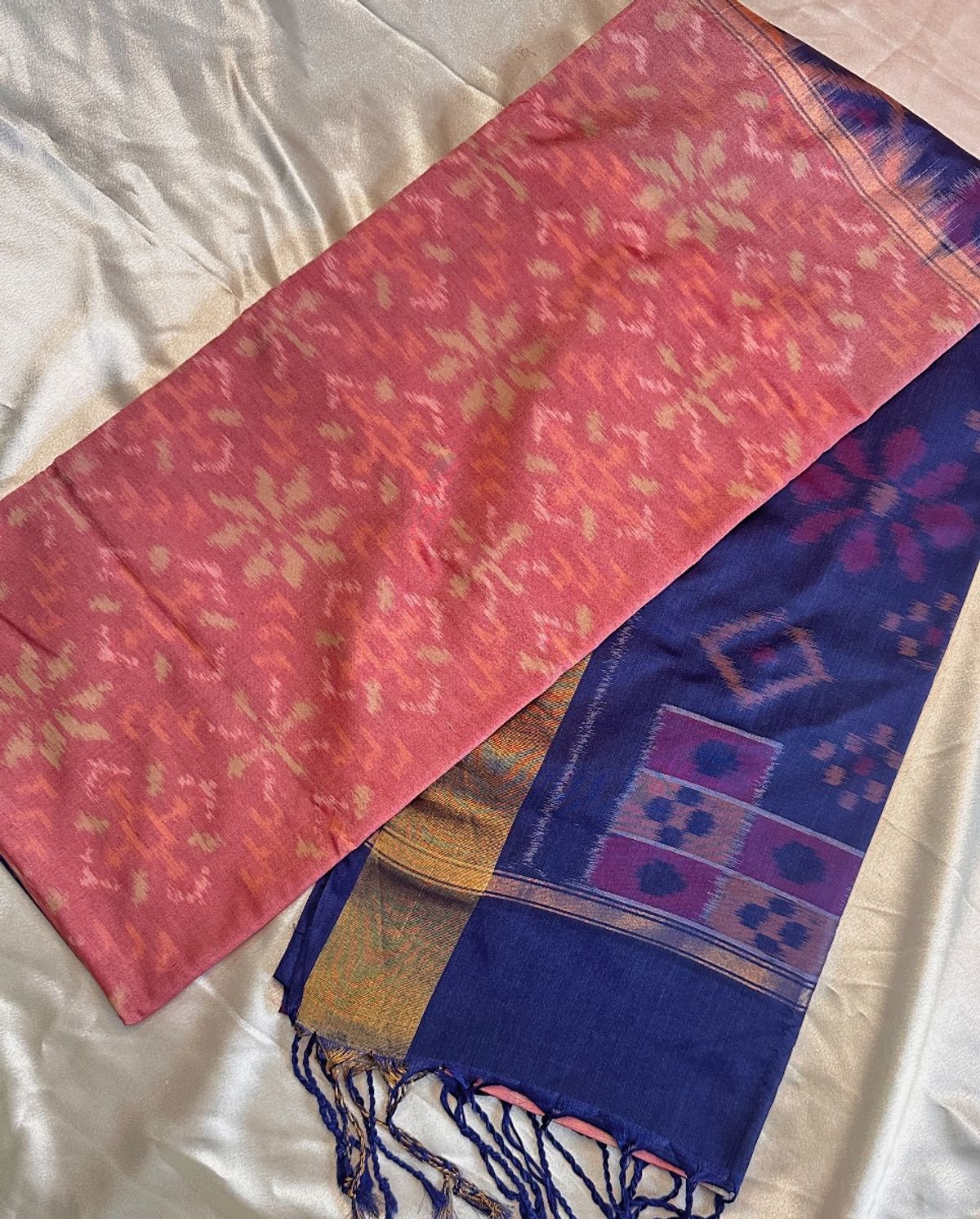 Pochampalli Soft Silk Saree view 3