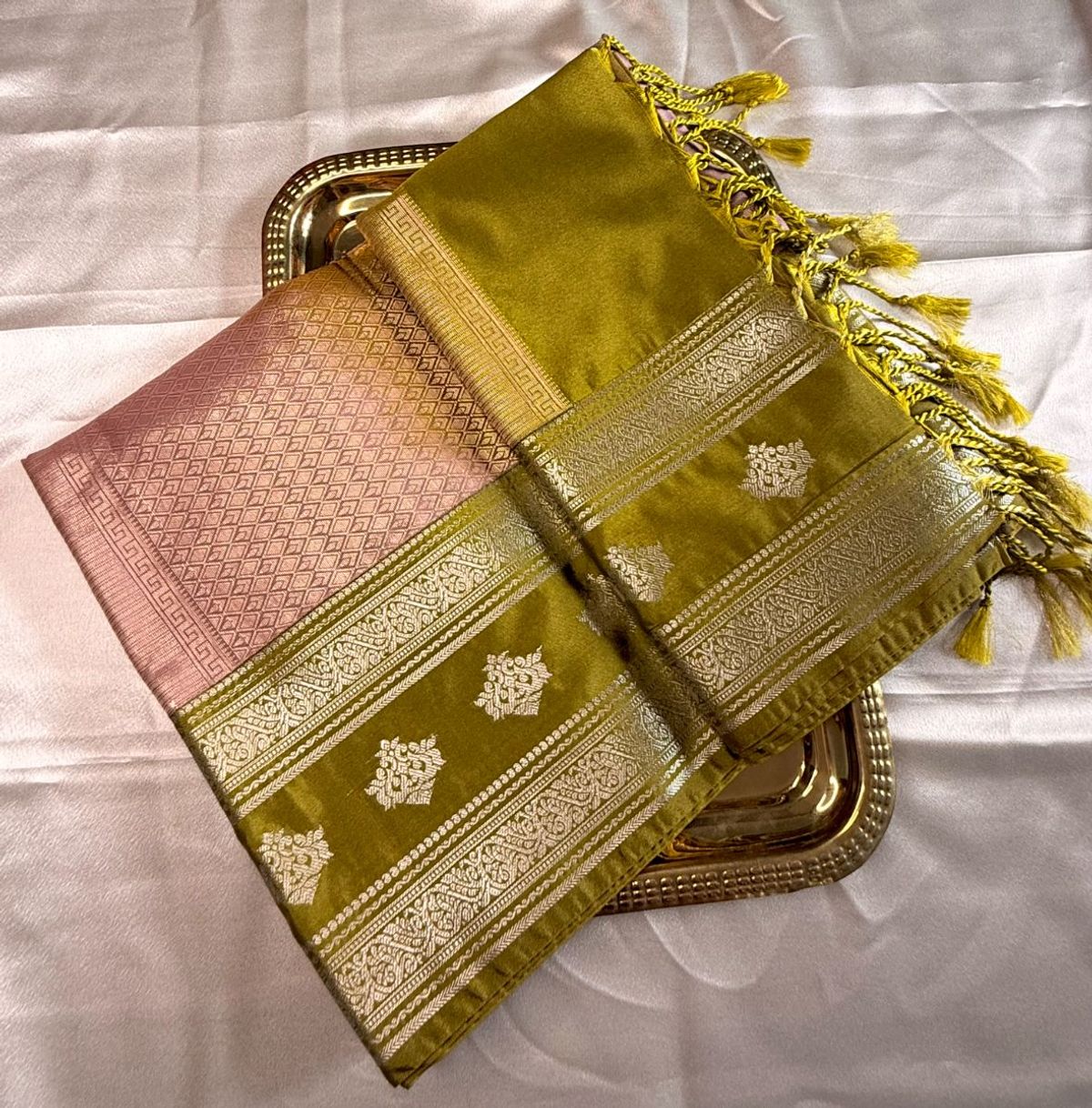 Dual Soft Silk Saree view 2