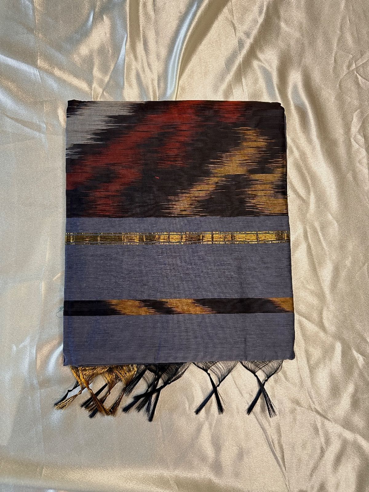 Ikat Soft Cotton Saree