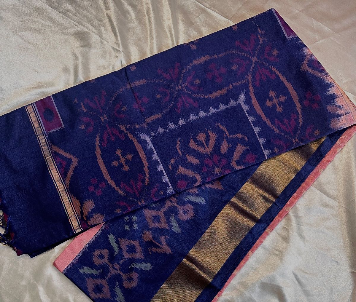 Pochampalli Soft Silk Saree view 2
