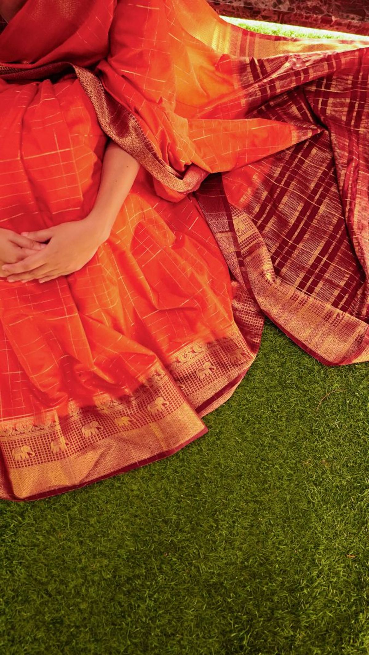 Mysore Kattam Silk Saree view 5