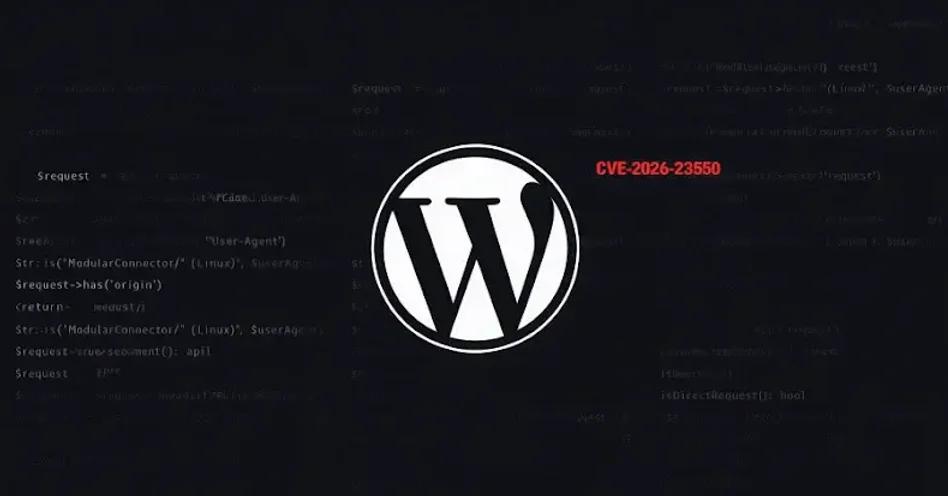 Vulnerabilitate critică WordPress: CVE-2026-23550 permite preluarea completă a site-urilor prin pluginul Modular DS