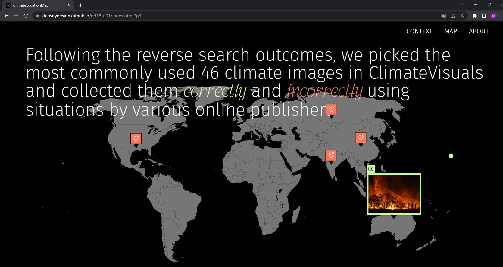 Climate Images Location Map — 项目图 2