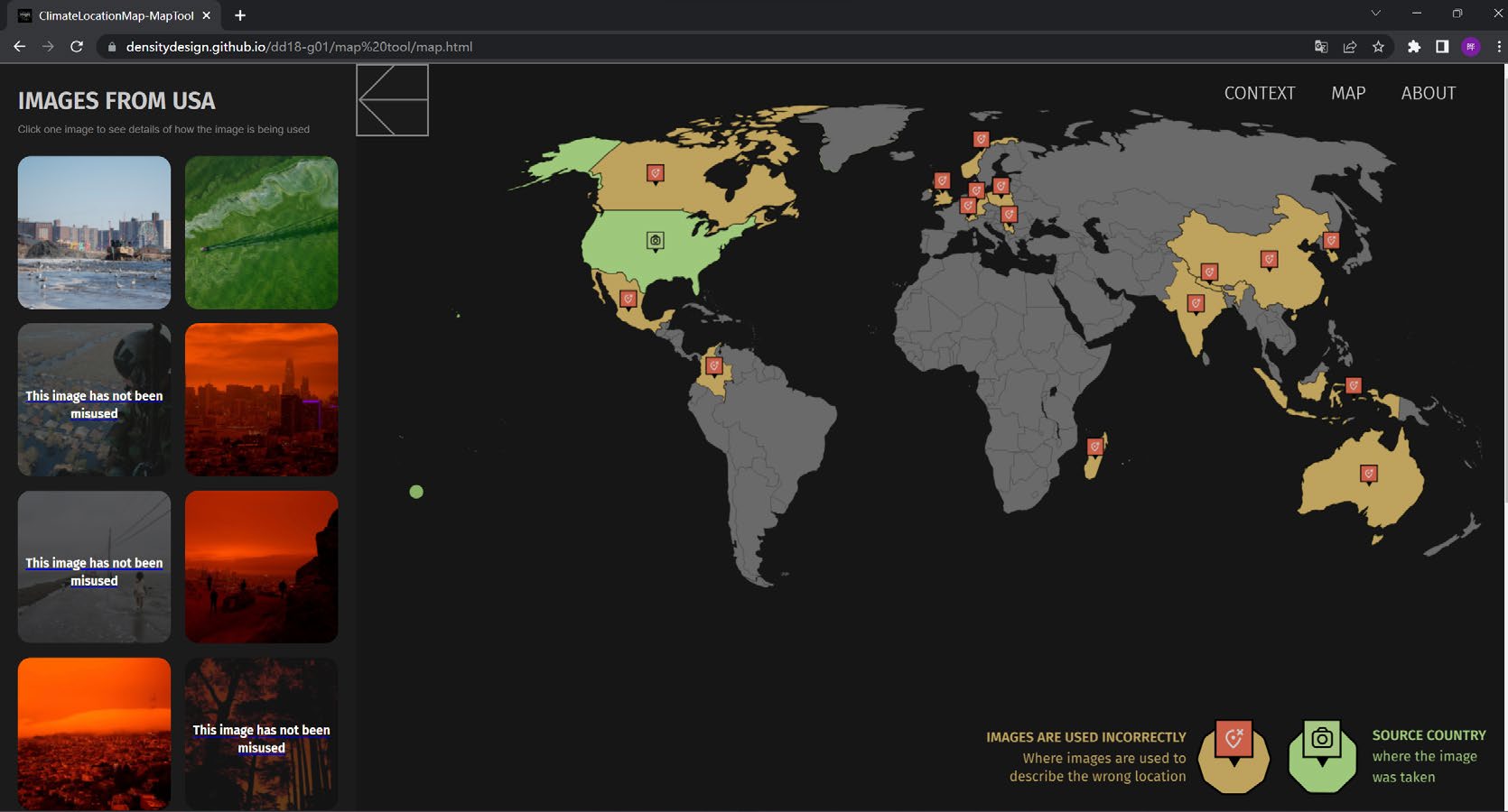 Climate Images Location Map — 项目图 5