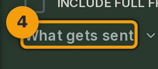 Review what gets sent automatically