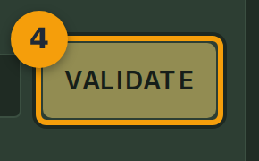 Validate and apply the code