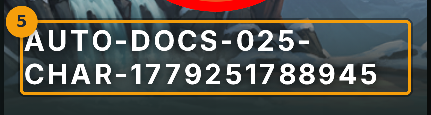 Bestätigen, dass der Charakter in der Gruppe erscheint