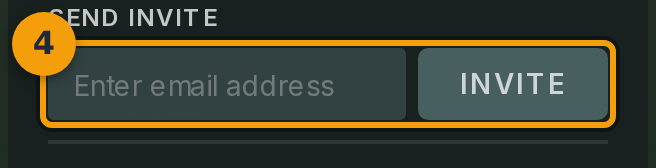 Zaproś gracza podając adres e-mail