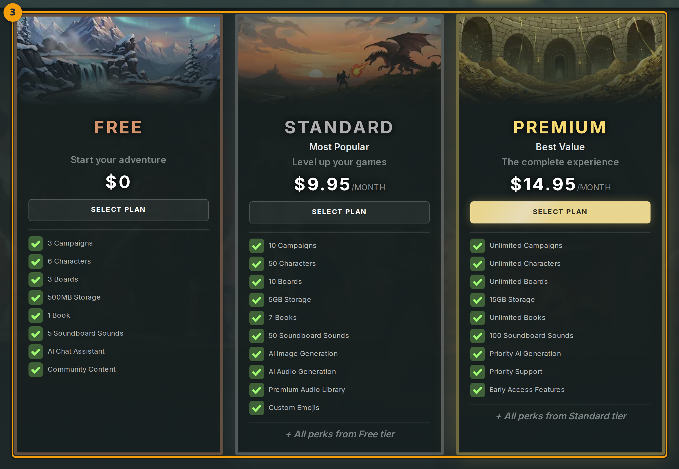 Review your current tier and upgrade options