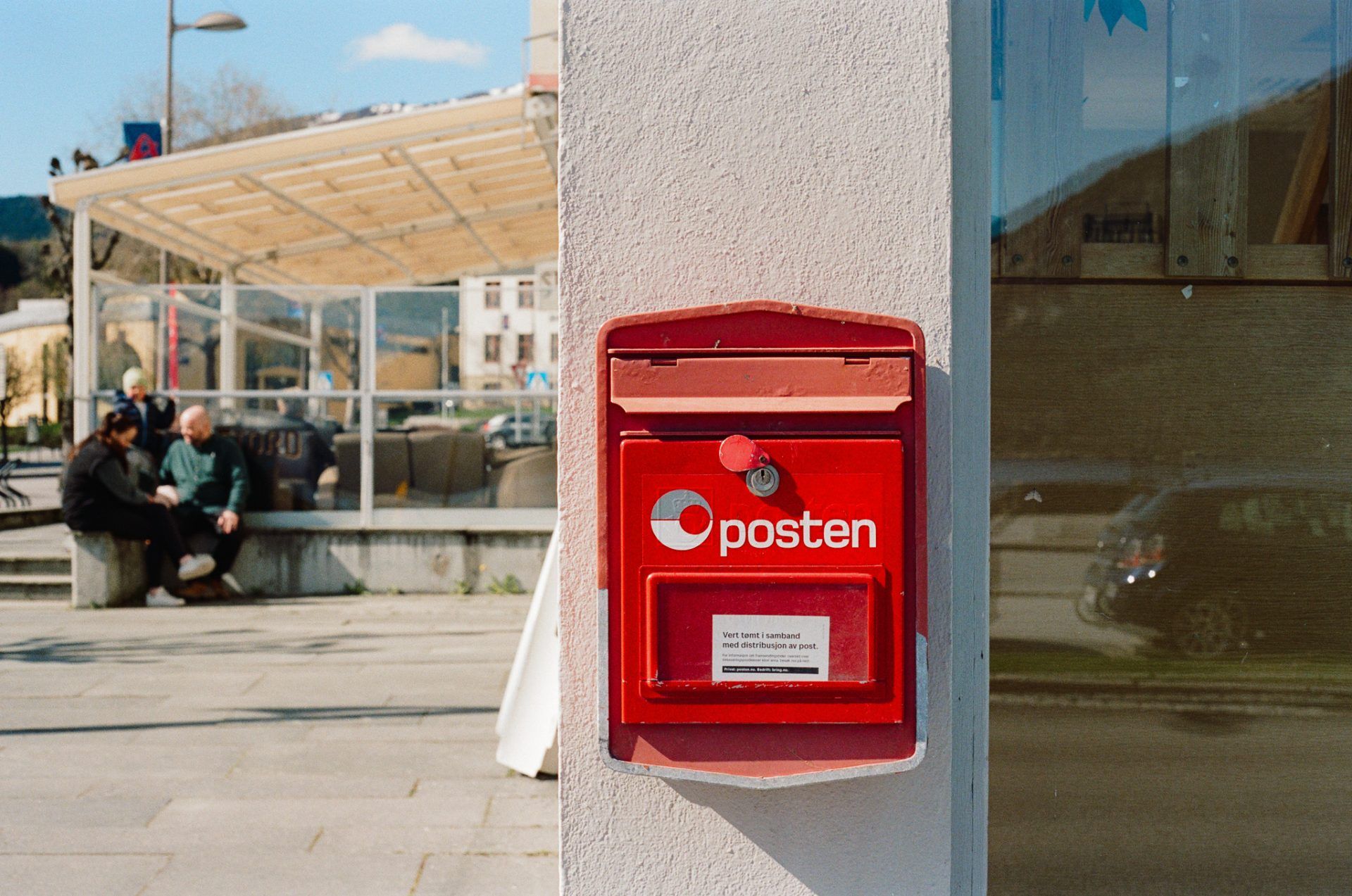 Postkasse i Stranda sentrum