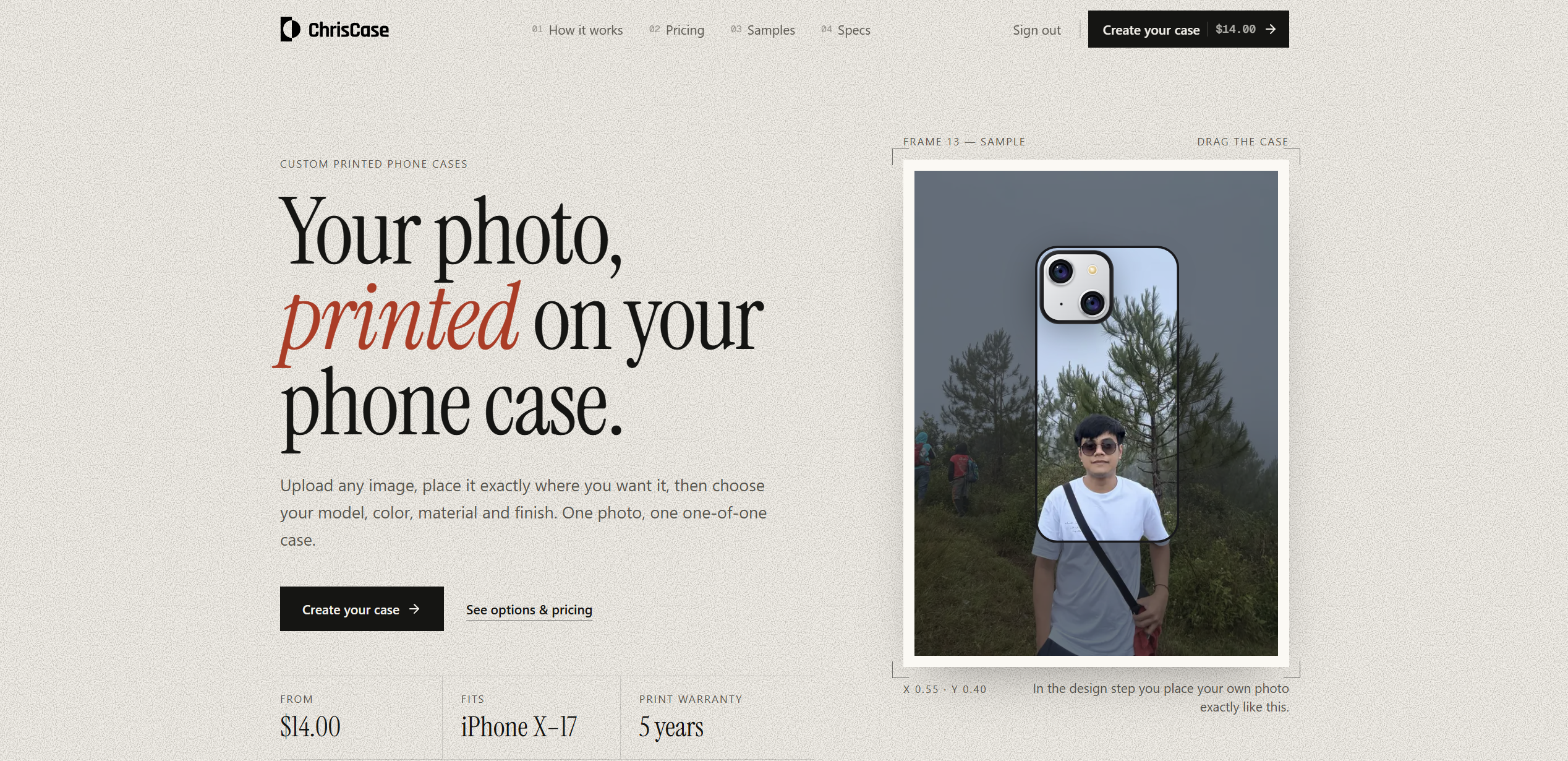ChrisCase — project screenshot