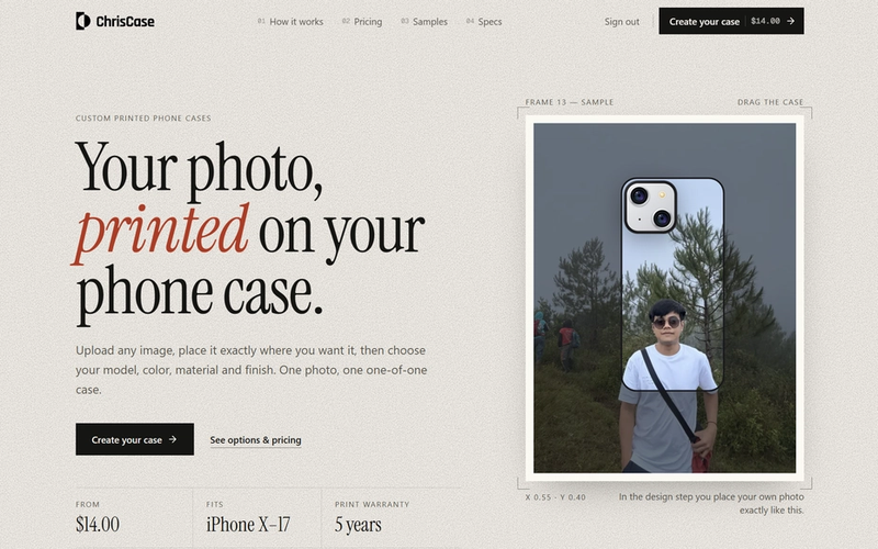 ChrisCase — project screenshot