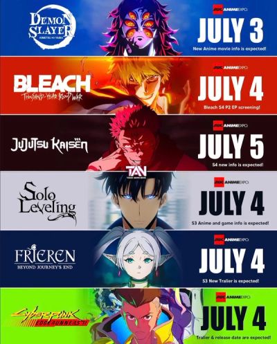 Anime Expo 2026 Adds Bleach, Re:Zero, and Edgerunners 2 Premieres to July Lineup