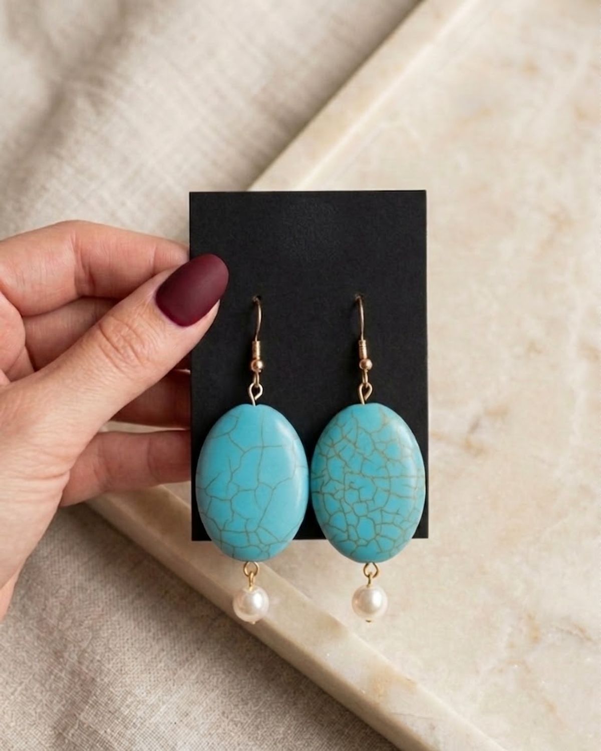 The Ocean Link Drops, Earrings