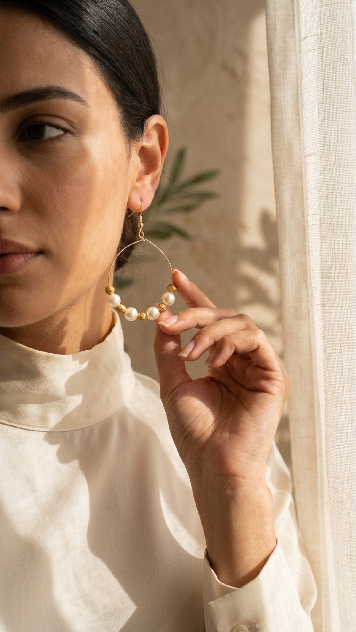 The Loop & Link Hoops, Earrings (view 3)