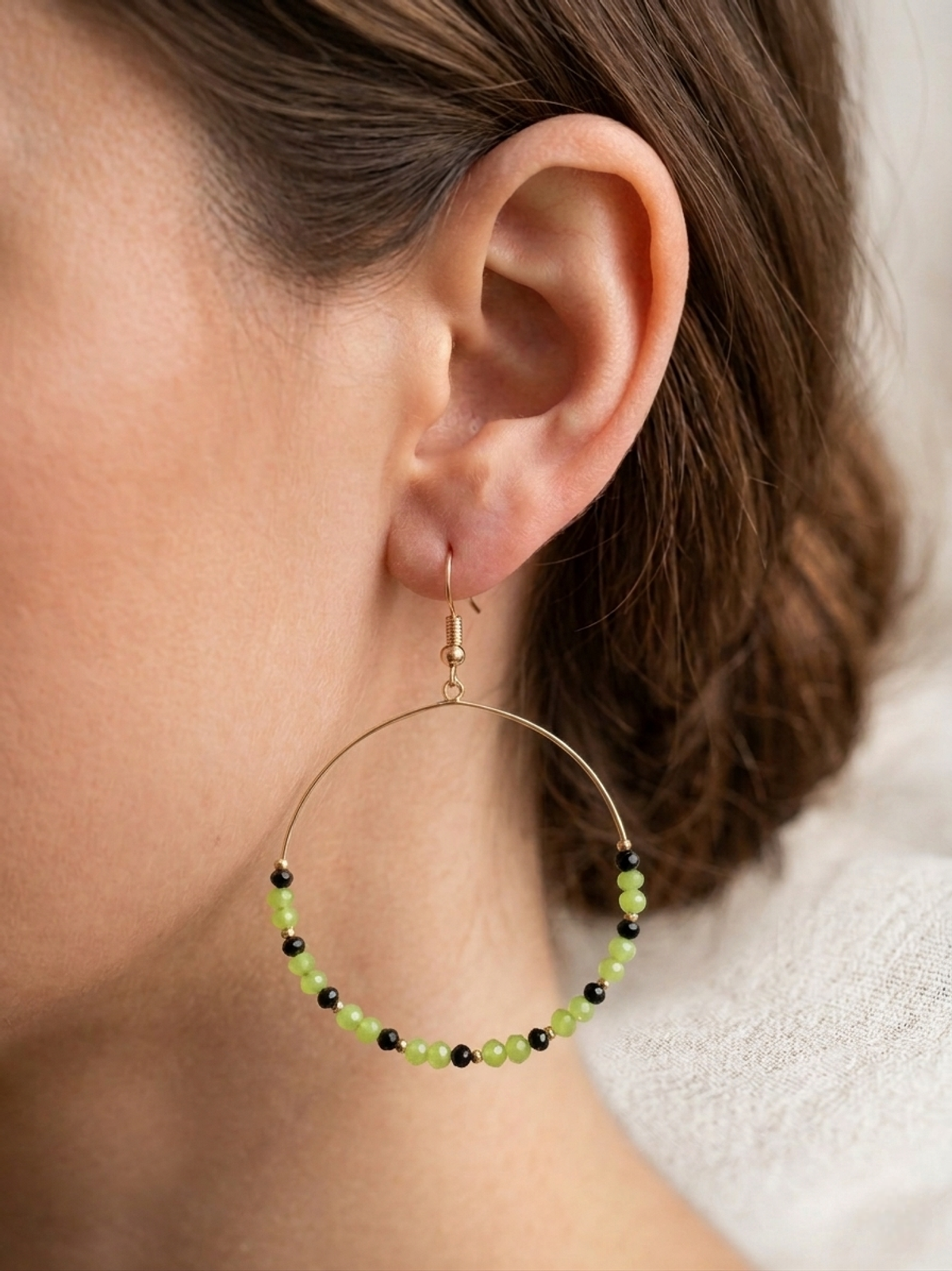 The Lime Loops, Earrings (view 3)