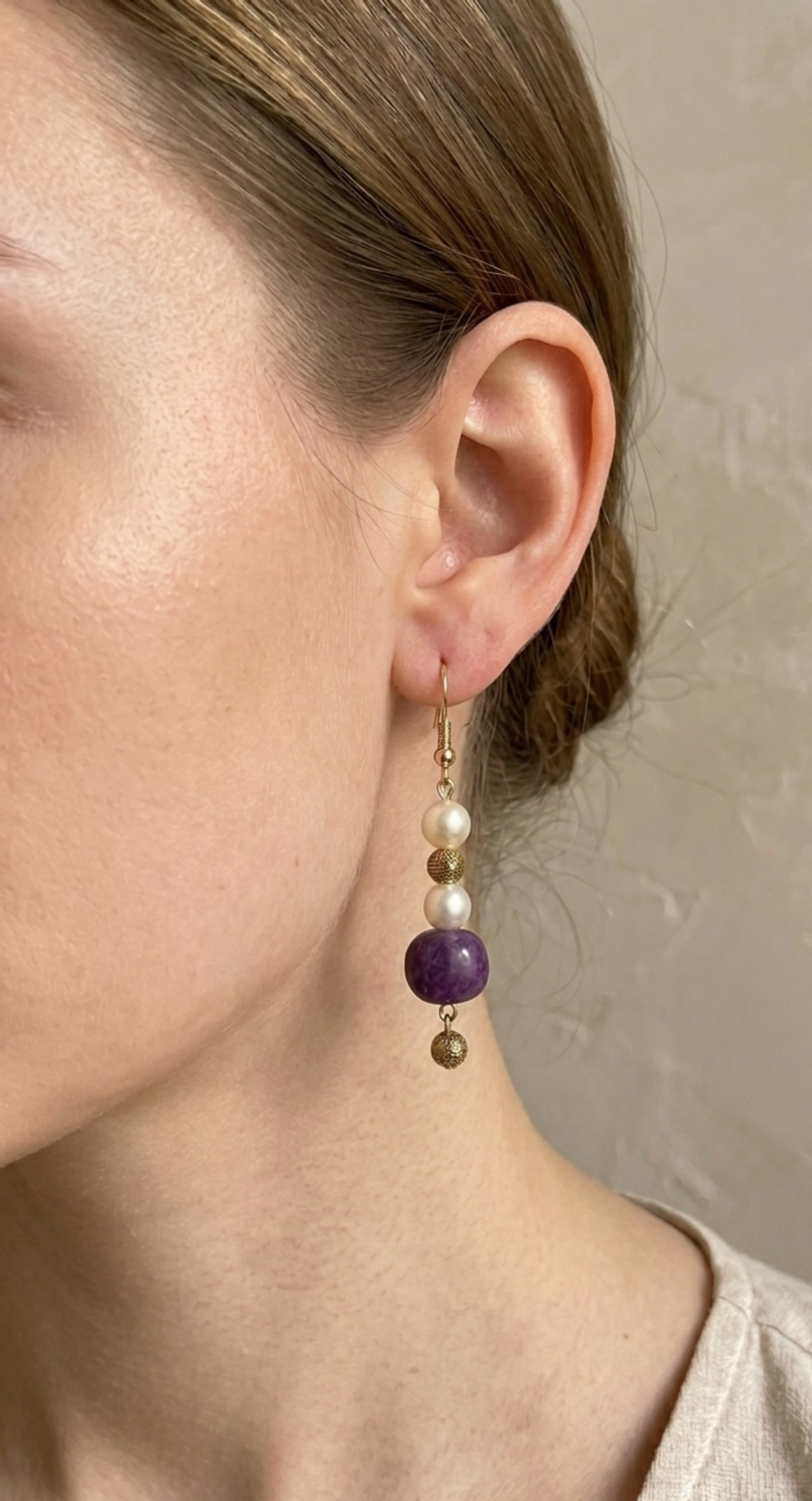 The Lavender Lineage, Earrings (view 4)