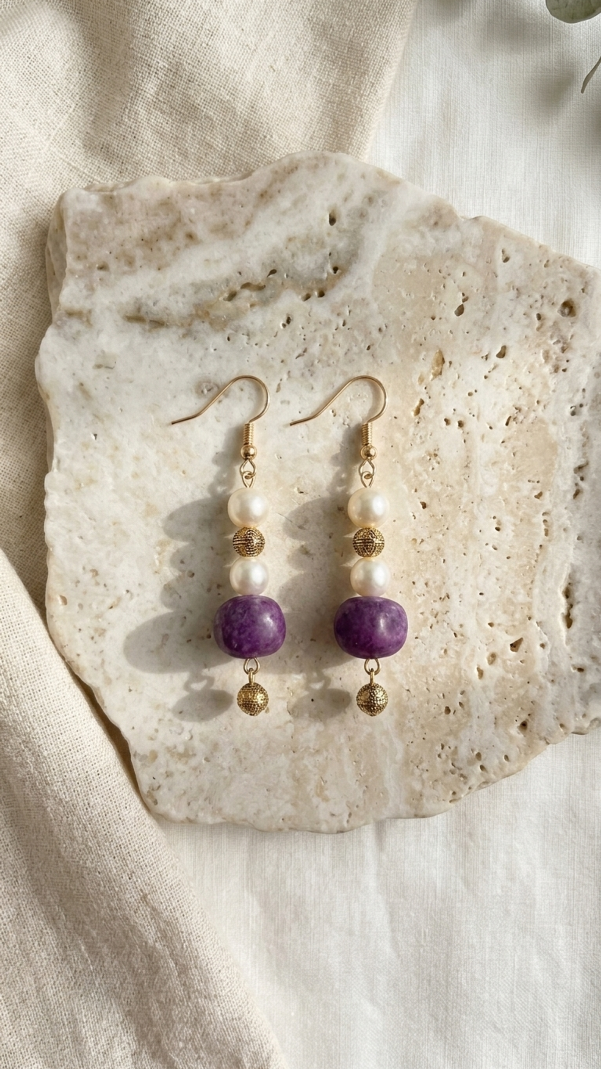 The Lavender Lineage, Earrings (view 3)