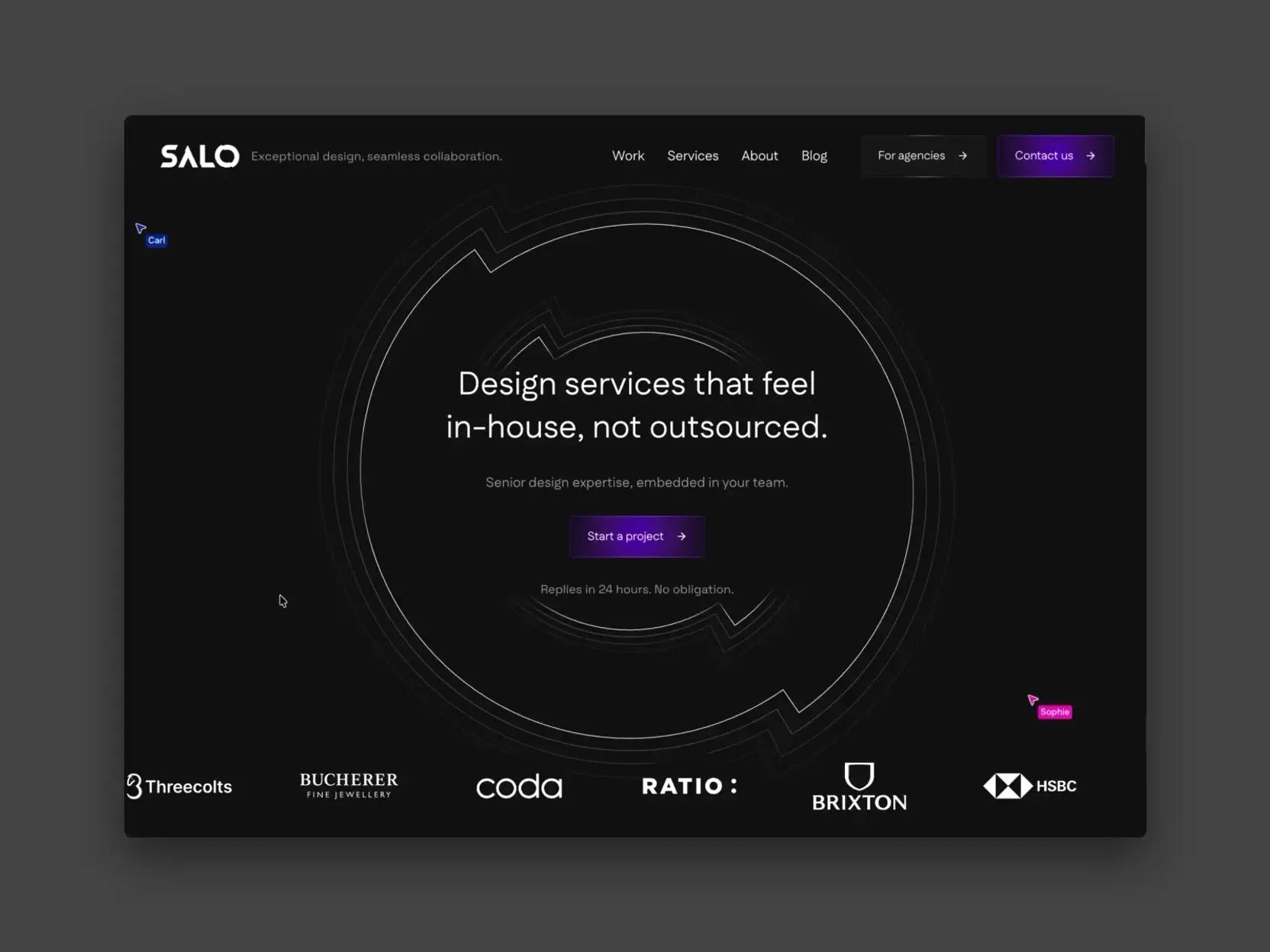 Homepage.