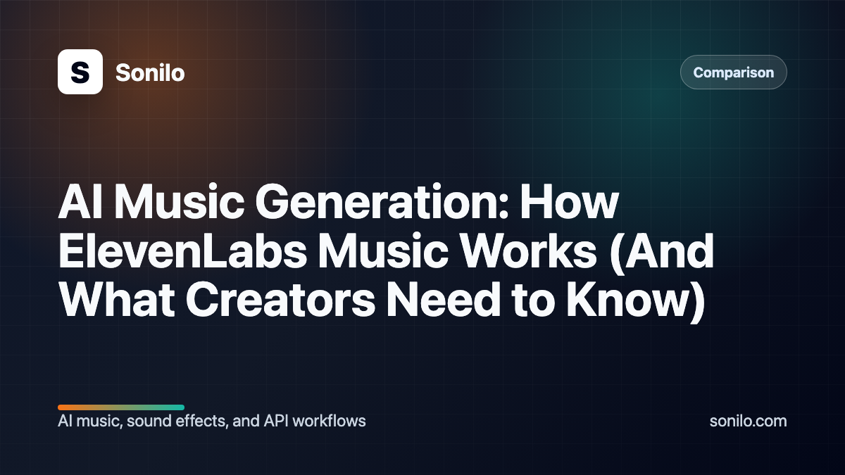 AI Music Generation: How ElevenLabs Music Works (And What Creators Need to Know) cover image