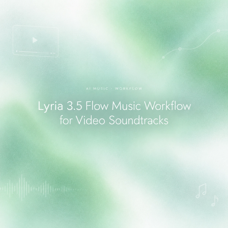 Discover the Lyria 3.5 Flow Music workflow designed to create high-quality video soundtracks seamlessly.