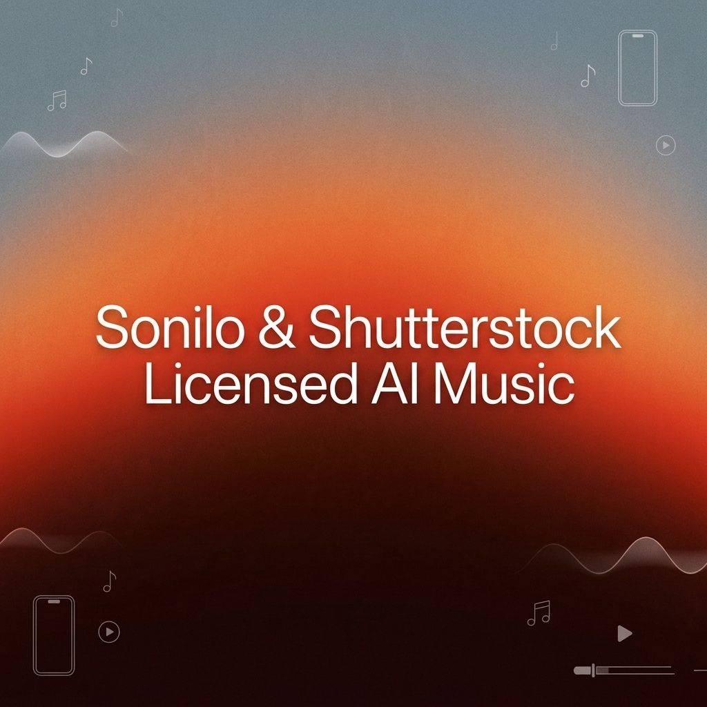 Sonilo partners with Shutterstock to build the gold standard in licensed AI music training