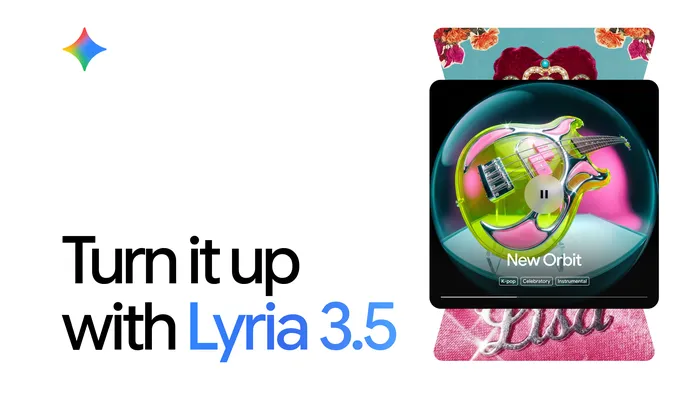 Turn it up with Lyria 3.5 Flow Music, an AI generator that creates vibrant tracks like K-pop instrumentals.