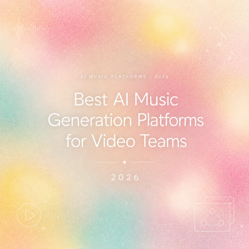Featured banner showcasing the best ai music generation platforms 2026 guide for video teams.