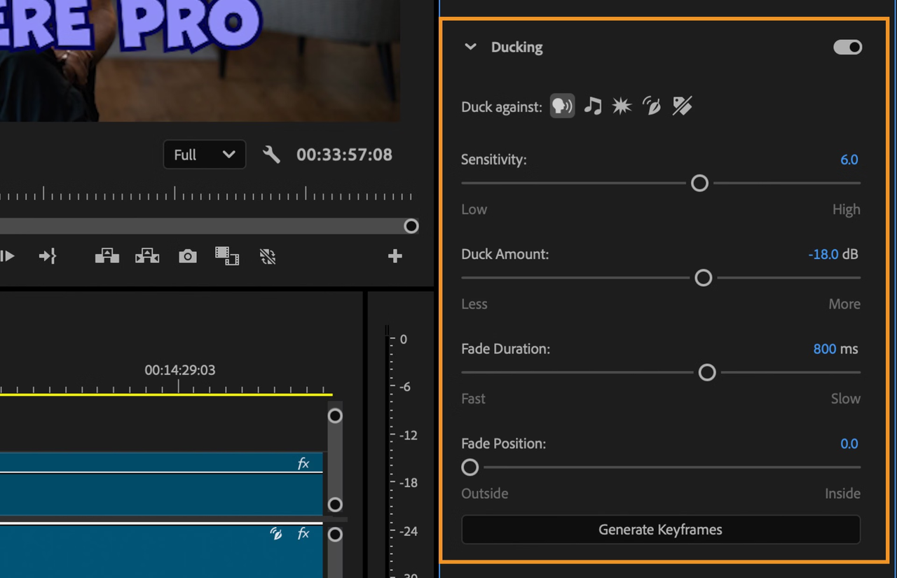 Configure advanced audio ducking and keyframes when you add mp3 to mp4 to ensure clear voiceovers over background music.