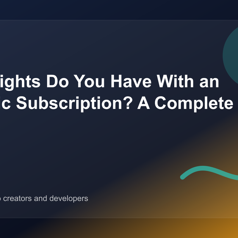 What Rights Do You Have With an AI Music Subscription? A Complete Guide cover image