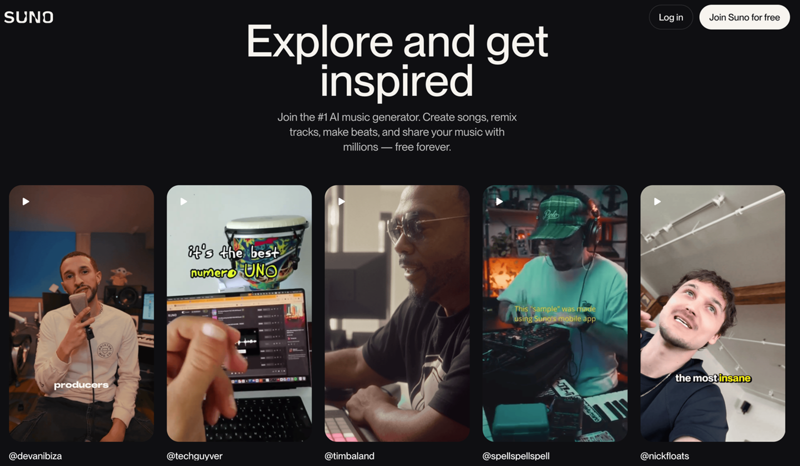 Browsing the community inspiration page is an important step in our Suno vs ACE Studio platform feature comparison.