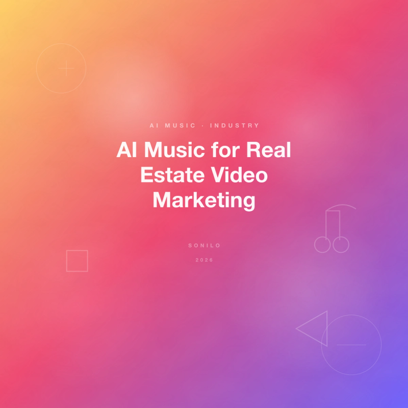 AI Music for Real Estate Video Marketing cover image