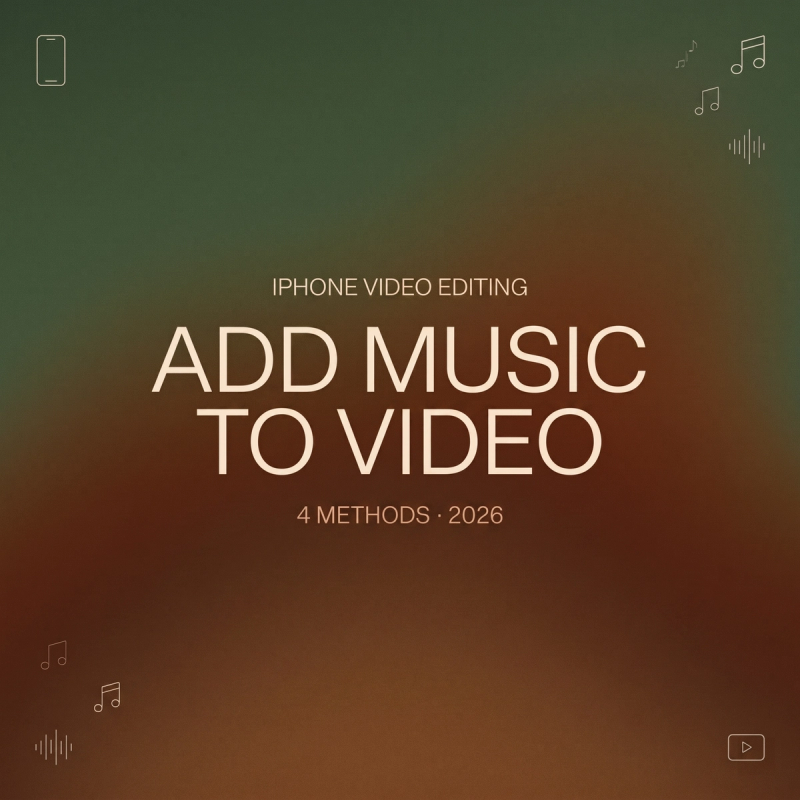 Learn how to add music to a video on iphone with our comprehensive 2026 guide covering four simple editing methods.
