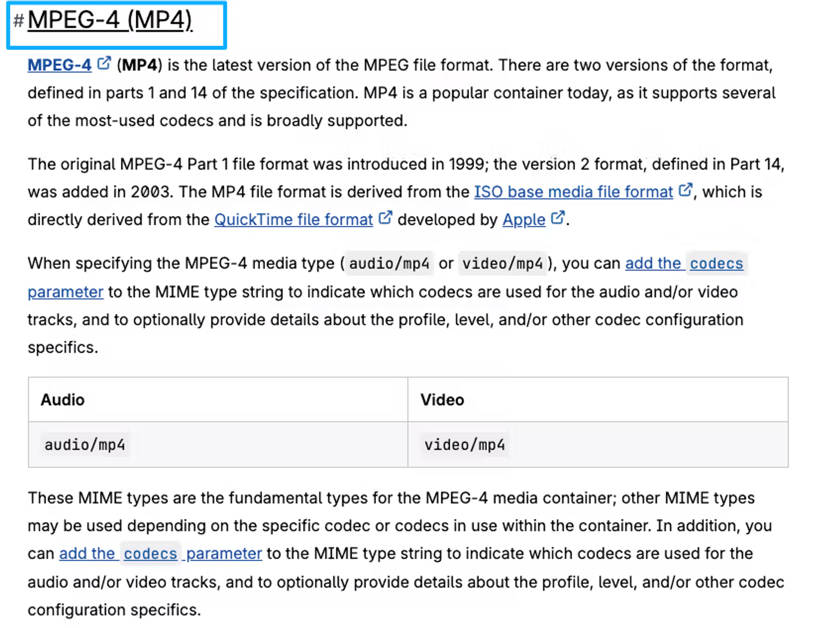 Entenda o formato MPEG-4 e os codecs de áudio suportados antes de adicionar MP3 a MP4 nos seus projetos de vídeo.