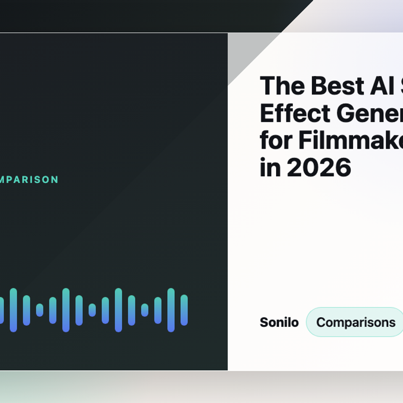 The Best AI Sound Effect Generators for Filmmakers in 2026 cover image