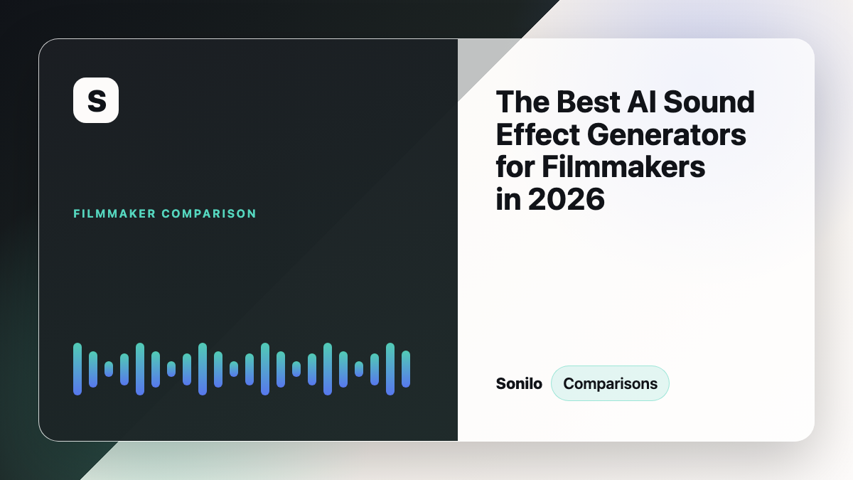 The Best AI Sound Effect Generators for Filmmakers in 2026 cover image