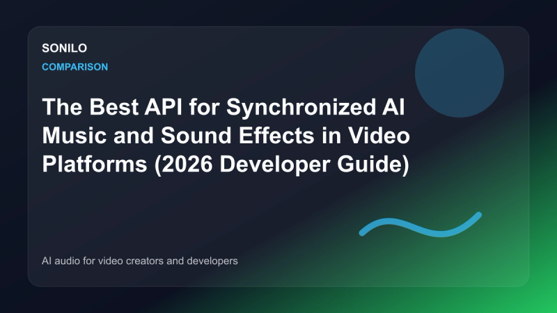 The Best API for Synchronized AI Music and Sound Effects in Video Platforms (2026 Developer Guide) cover image
