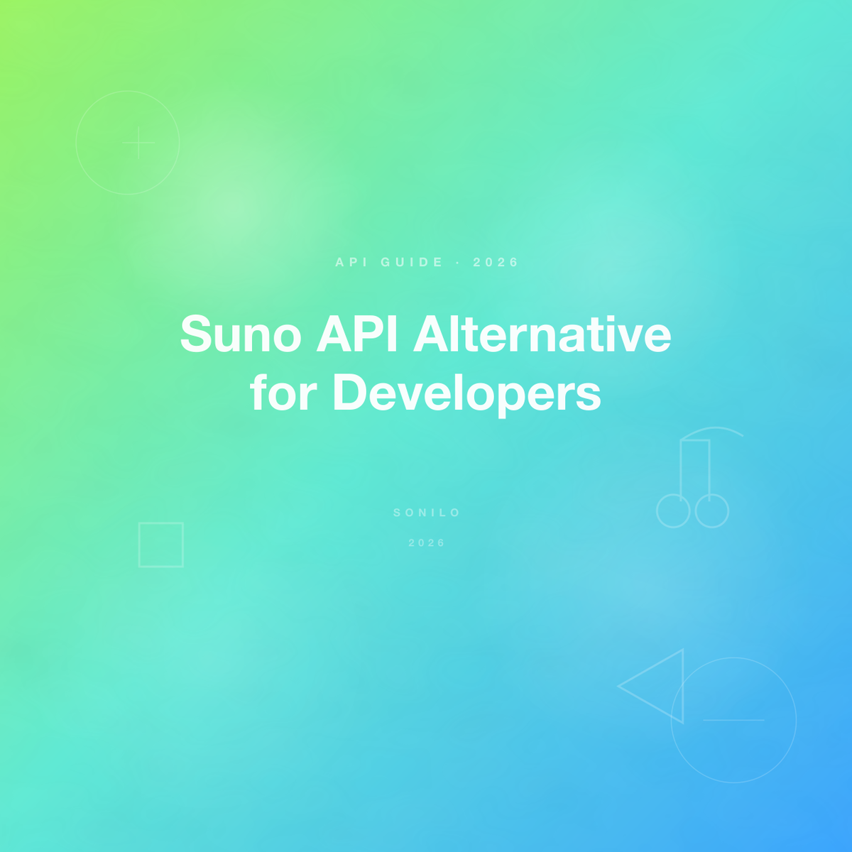 Suno API Alternative for Developers cover image