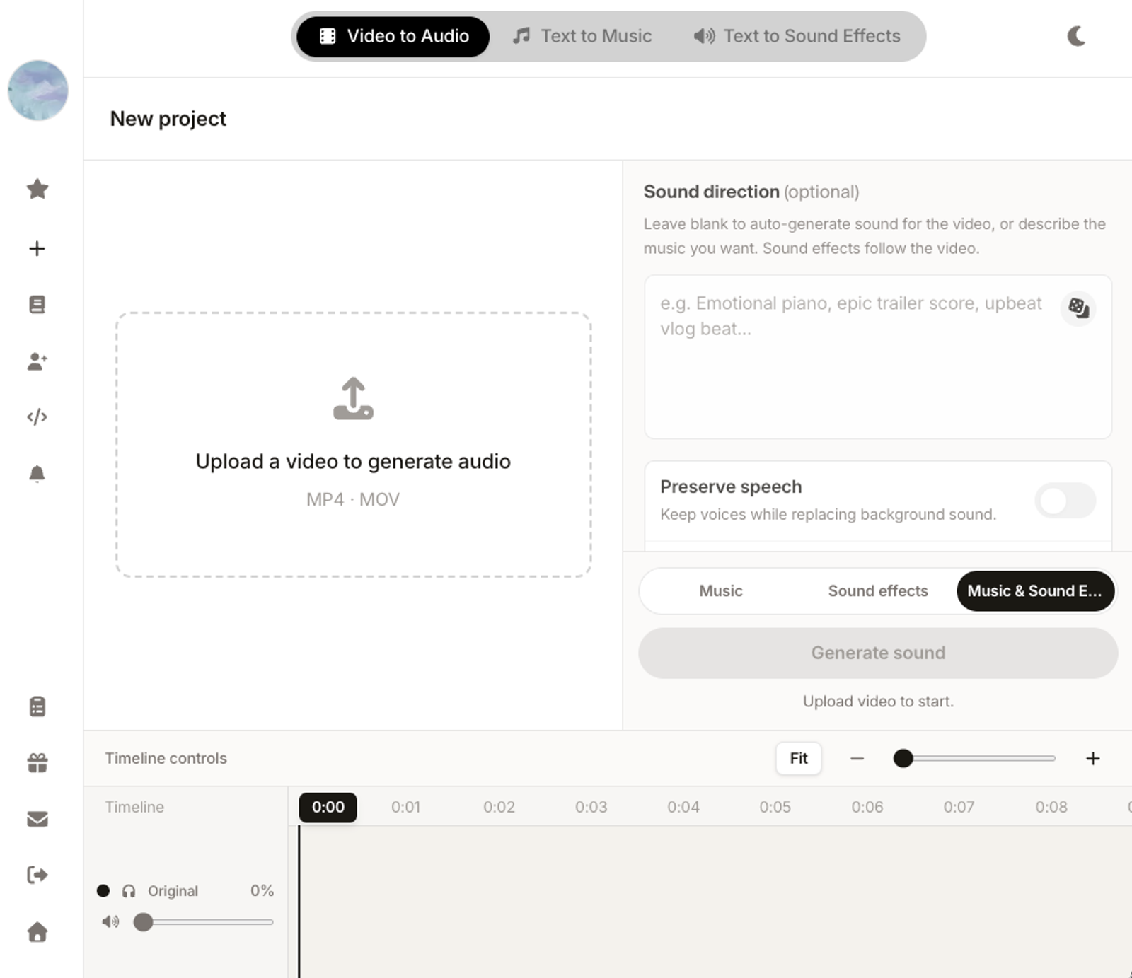 Explore AI audio generation software for how can i make a photo video with music.