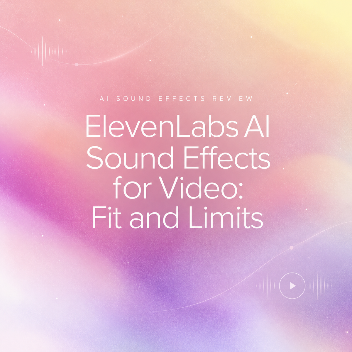 Comprehensive review of elevenlabs ai sound effects for video creators, exploring its ideal fit and current limits.