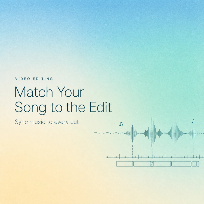 Learn how to put a song on a video and perfectly sync the music to every cut using basic video editing techniques.