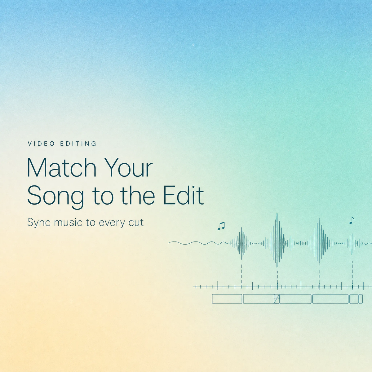 Learn how to put a song on a video and perfectly sync the music to every cut using basic video editing techniques.