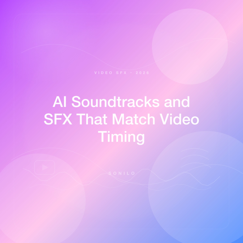 The Best AI Tools for Generating Soundtracks and Sound Effects That Match the Timing and Pacing of a Video (2026) cover image