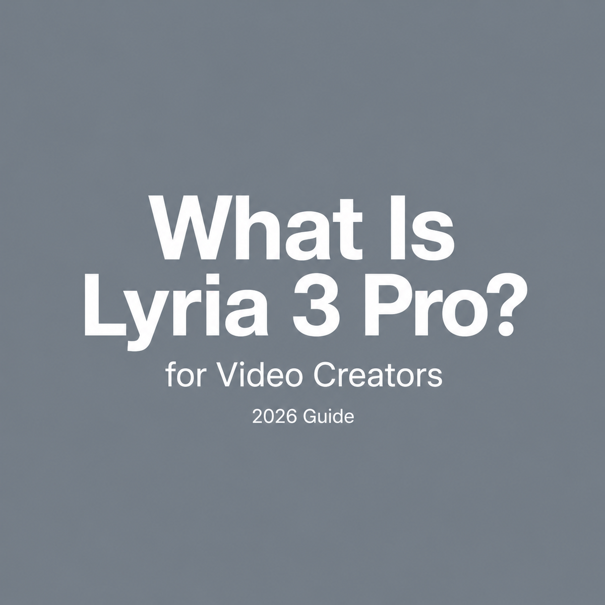 2026 guide explaining what is lyria 3 pro video creators use to enhance their content with AI music.