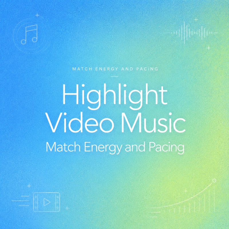 Learn how to perfectly match energy and pacing when choosing your highlight video music for maximum viewer engagement.