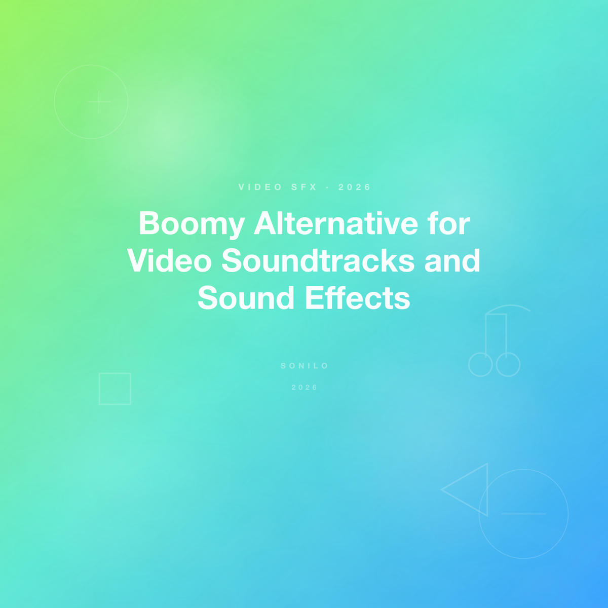 Boomy Alternative for Video Soundtracks and Sound Effects cover image