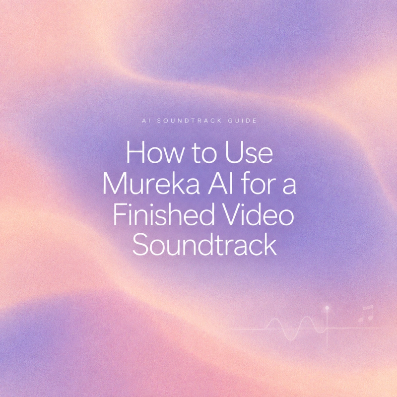 Learn how to use mureka ai to create a finished video soundtrack with this comprehensive step by step tutorial.